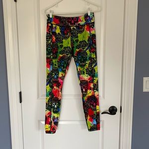 Tye Dye Skull Leggings